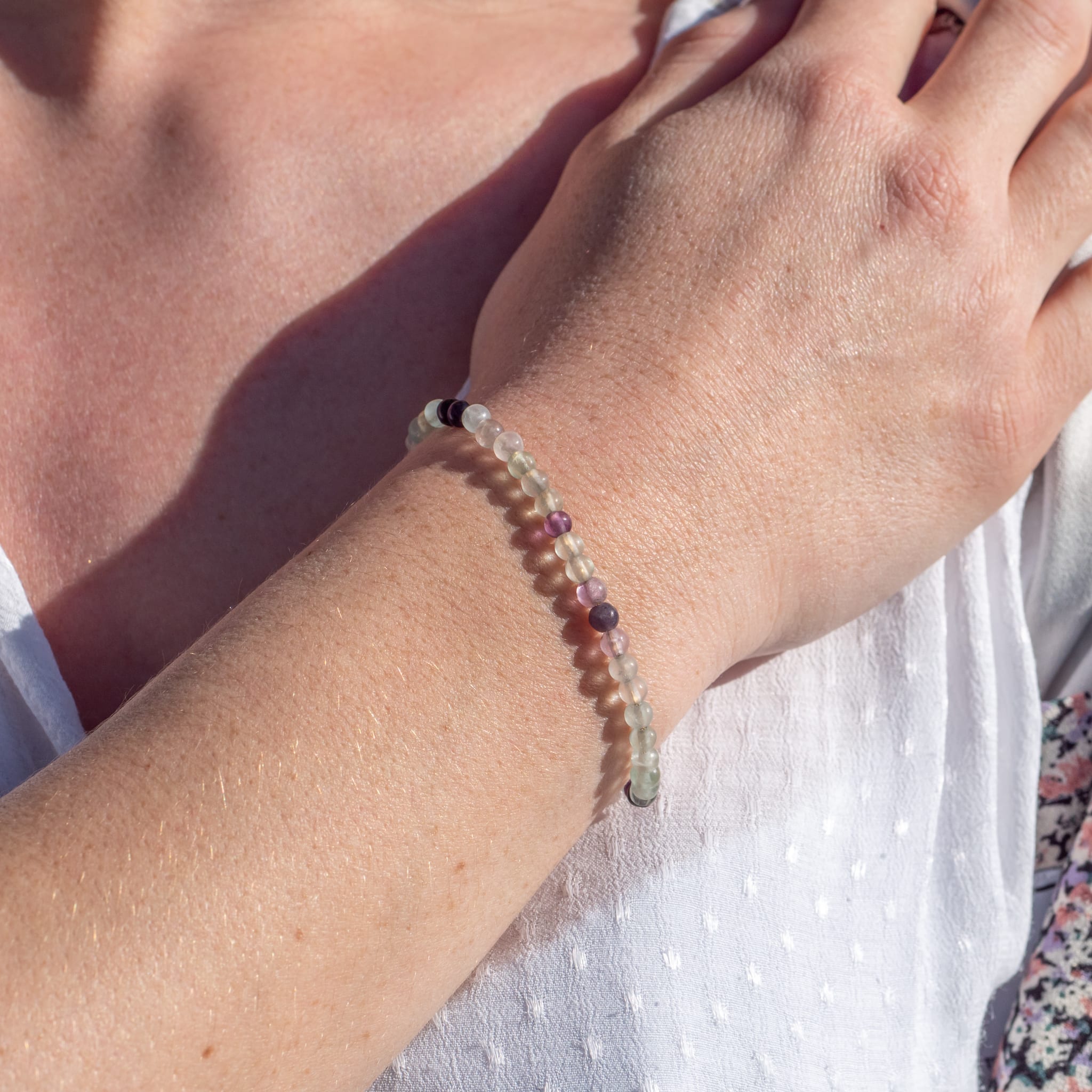 Bracelet Serena en pierres Fluorite - SLOYA